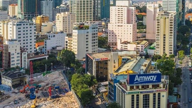 Khu đất vàng 2-4-6 Hai Bà Trưng. Ảnh: Lao động