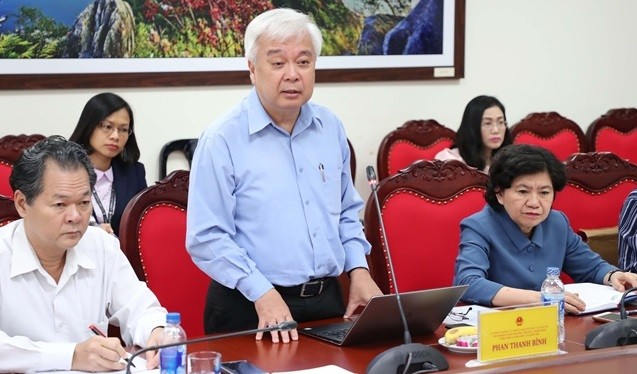 Chủ nhiệm Ủy ban Văn hóa, Giáo dục, Thanh niên, Thiếu niên và Nhi đồng Phan Thanh Bình. Ảnh: Quochoi.vn