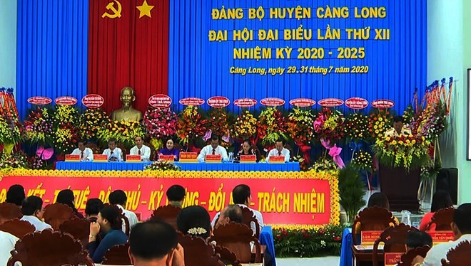 Tỉnh ủy Trà Vinh chỉ định Bí thư Huyện ủy Càng Long ngay tại đại hội ẢNH: CTV