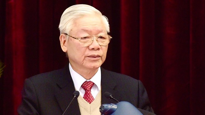 Tổng Bí thư, Chủ tịch nước Nguyễn Phú Trọng phát biểu khai mạc Hội nghị. Ảnh: TTXVN.