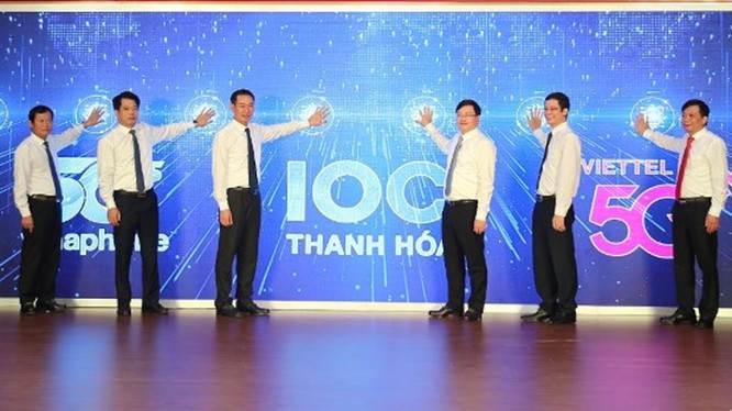 Thanh Hoá khai trương thử nghiệm phát sóng 5G và Trung tâm giám sát điều hành thông minh tỉnh.