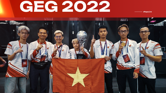 PUBG Mobile Việt Nam giành HCV ở GEG 2022.