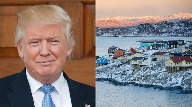 Có rất nhiều lời đồn đoán về việc ông Trump thực sự muốn mua lại Greenland (Ảnh: Getty)