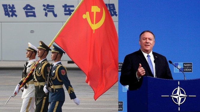 Ngoại trưởng Mỹ Pompeo muốn NATO đối phó với Trung Quốc (Ảnh: RT)