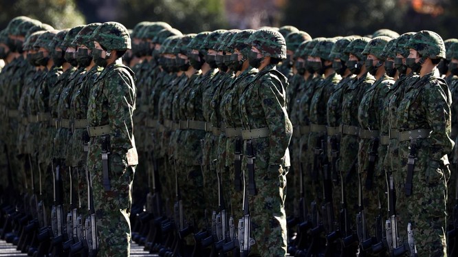Ngân sách quốc phòng Nhật Bản được tăng lên mức cao nhất từ trước đến nay (Ảnh: JapanTimes)