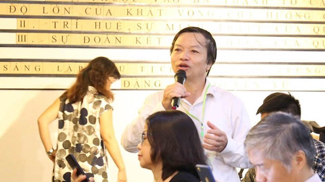 Nhà nghiên cứu văn học và ngôn ngữ, cựu Ủy viên Ban chấp hành Hội ngôn ngữ học Việt Nam - Đào Tiến Thi. Ảnh: Nhân vật cung cấp. 