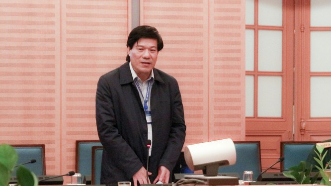 Ông Nguyễn Nhật Cảm – Giám đốc Trung tâm Kiểm soát Bệnh tật TP. Hà Nội. Ảnh: UBND TP. Hà Nội 