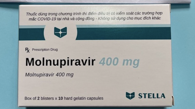 Thuốc Molnupiravir (Ảnh - ST) 