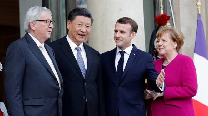 Cuộc gặp gỡ giữa những vị lãnh đạo của EU và Trung Quốc.