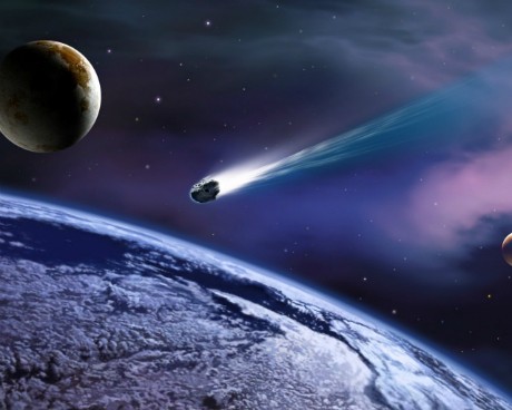 Thiên thạch mạnh ngang ba tỷ tấn thuốc nổ ngày càng gần Trái Đất (minh họa)