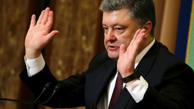 Tổng thống Ucraine Pyotr Poroshenko.