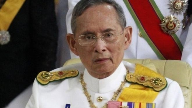 Nhà vua Thái Lan Bhumibol Abdulaydej. (Nguồn: BBC)