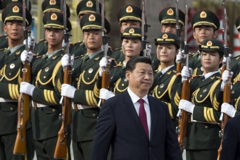 Chủ tịch Trung Quốc Tập Cận Bình đang muốn cải tổ mạnh mẽ quân đội (Ảnh: AP)