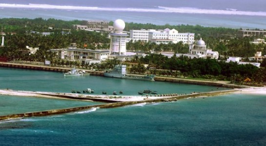 Ảnh: Đảo Phú Lâm tên quần đảo Hoàng Sa của Việt Nam đang bị Trung Quốc chiếm đóng trái phép