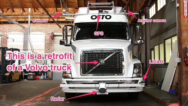 Mẫu xe tải tự lái của Otto