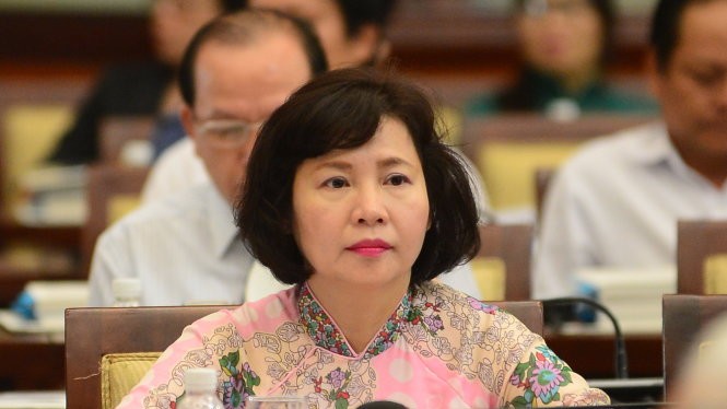 Bà Hồ Thị Kim Thoa khi vẫn là Thứ trưởng Bộ Công thương.Ảnh: Đầu tư 