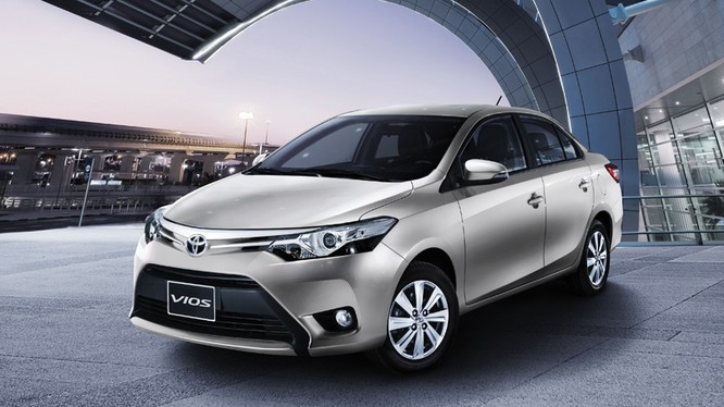 Mẫu Vios của Toyota đã giảm giá xuống mức dưới 500 triệu đồng/xe. Ảnh: Toyota