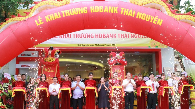 Lễ khai trương Chi nhánh Thái Nguyên của HDBank.