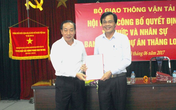 Ông Dương Viết Roãn được bổ nhiệm làm Giám đốc PMU Thăng Long từ 1/7.