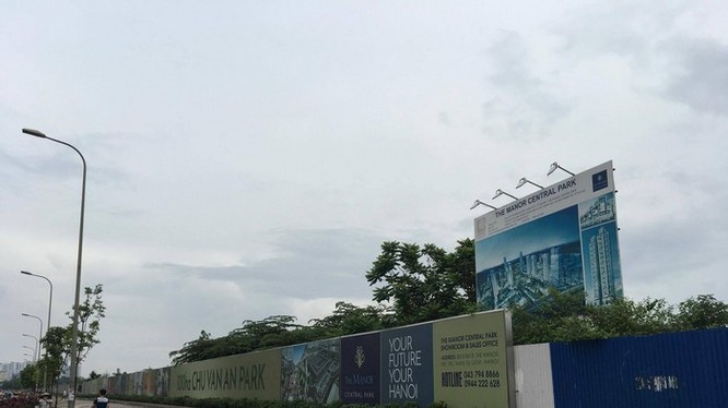 The Manor Central Park là dự án được đối ứng khi Bitexco triển khai thực hiện dự án xây tuyến đường giao thông quanh Khu tưởng niệm Chu Văn An.