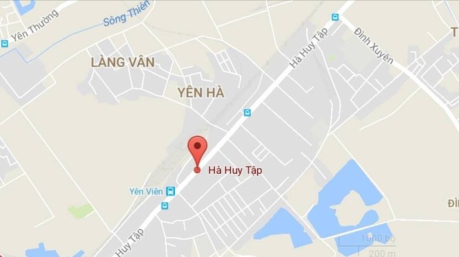 Tuyến đường có điểm đầu tại vị trí giao với đường Hà Huy Tập, điểm cuối hết địa phận huyện Gia Lâm.