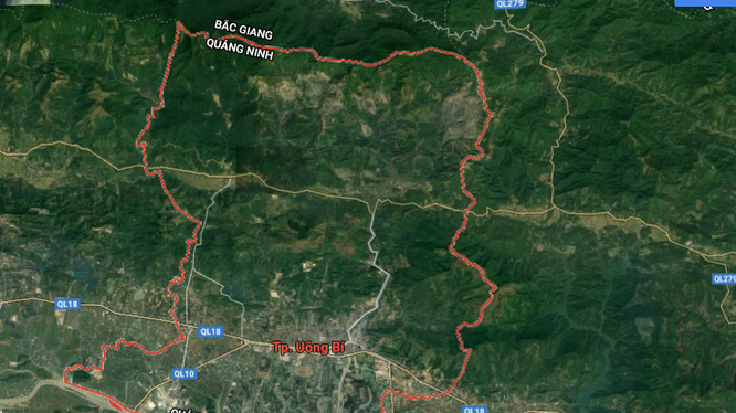 Khu đô thị phường Bắc Sơn được nghiên cứu quy hoạch tại TP Uông Bí, tỉnh Quảng Ninh.