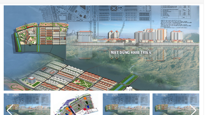 Bản vẽ dự án đầu tư xây dựng - kinh doanh hạ tầng khu đô thị mới Cao Xanh - Hà Khánh B/ Nguồn: hcc1.com.vn
