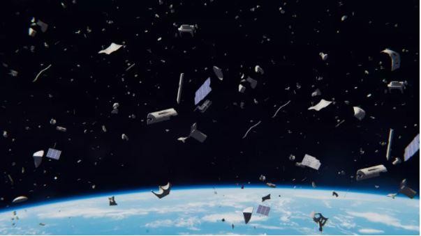 Hình ảnh minh họa về rác không gian (Ảnh: Live Science)