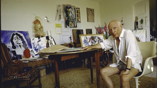 Danh họa Pablo Picasso. Ảnh: Architectural Digest
