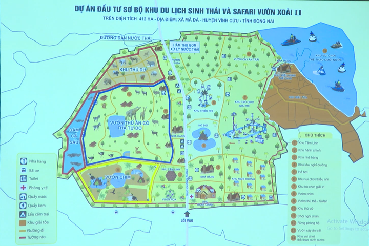 Đồng Nai gỡ vướng cho dự án Safari Vườn Xoài II rộng 400ha