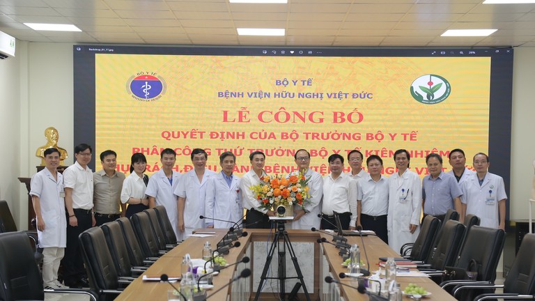 Thứ trưởng Bộ Y tế Trần Văn Thuấn kiêm nhiệm phụ trách, điều hành Bệnh viện Việt Đức