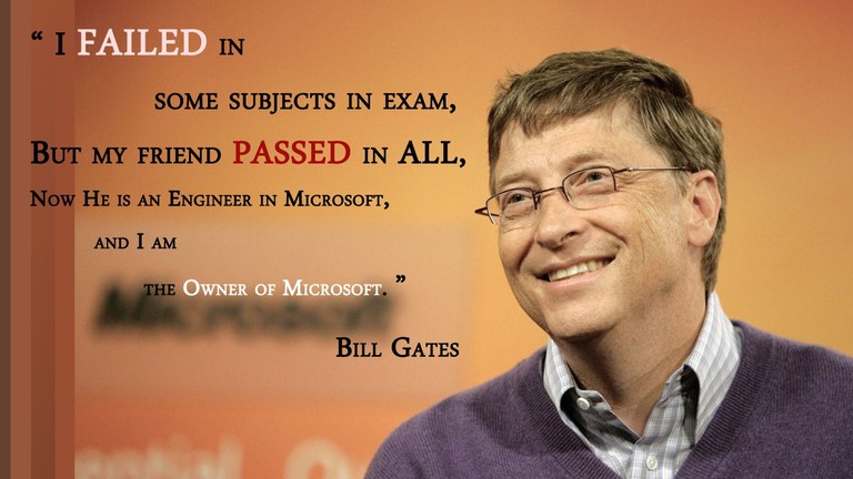 Bill Gates đã gặp phải những thất bại trên con đường trở thành tỉ phú