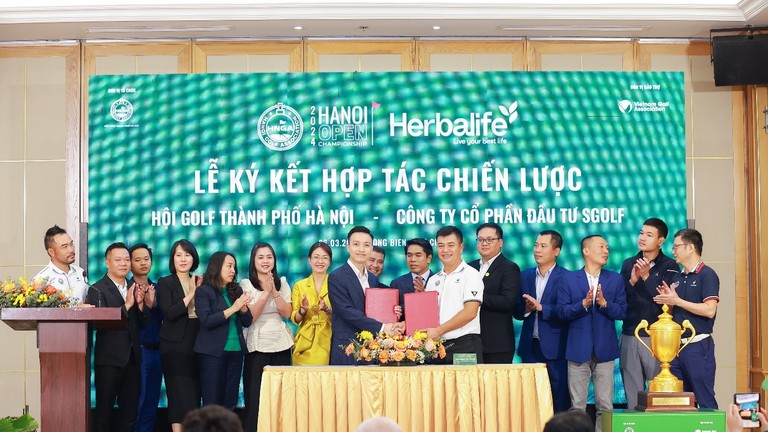 Sgolf trở thành đối tác chiến lược của Hội golf thành phố Hà Nội