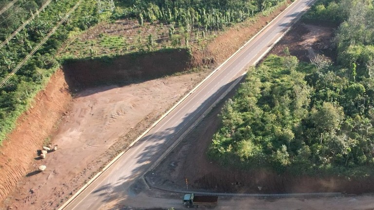 Dự án đầu tư xây dựng đường Hồ Chí Minh đoạn tránh phía Đông TP Buôn Ma Thuột. Ảnh: HD