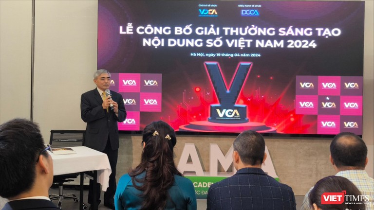 Chủ tịch Hội Truyền thông số Việt Nam Nguyễn Minh Hồng, Trưởng Ban Tổ chức VCA.