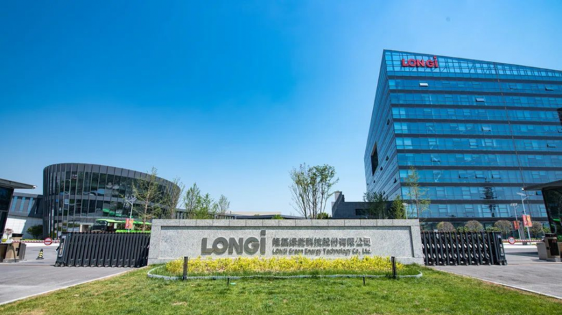 Trụ sở Tập đoàn LONGi Green Energy, nhà sản xuất điện mặt trời lớn nhất thế giới (Ảnh: IN-EN)