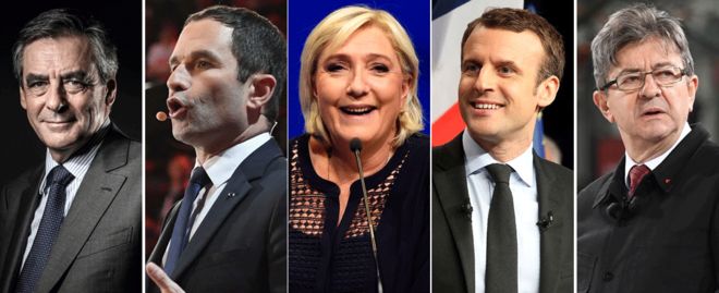 Các ứng viên tham gia tranh cử tổng thống Pháp