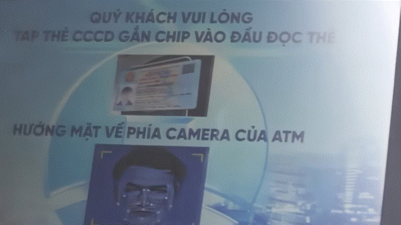 Người dân dùng căn cước công dân gắn chip rút tiền tại ATM thế nào? ảnh 1