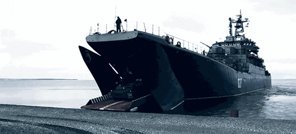 Clip một cuộc đổ bộ đường biển đầy sức mạnh của Hạm đội Phương Bắc Nga