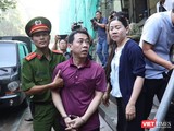 Nguyên Tổng giám đốc VN Pharma Nguyễn Minh Hùng tại phiên tòa đang diễn ra