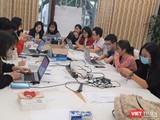 Các sinh viên Trường Đại học Y Hà Nội tham gia hỗ trợ Ban Chỉ đạo phòng, chống dịch COVID-19 của Bộ