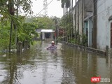 Các xã thuộc huyện Hòa Vang (TP Đà Nẵng) bị ngập nặng sau cơn mưa kéo dài suốt tuần qua