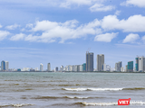 Một góc đô thị Đà Nẵng nhìn từ biển