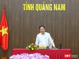 Ông Nguyễn Hồng Quang - Phó Chủ tịch UBND tỉnh Quảng Nam chủ trì buổi họp báo thông tin tình hình kinh tế - xã hội tỉnh Quảng Nam quý 1/2022 diễn ra sáng ngày 7/4
