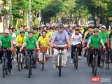 Ông Kim Højlund Christensen - Đại sứ Đan Mạch tại Việt Nam cũng lãnh đạo UBND tỉnh Thừa Thiên Huế đạp xe để hưởng ứng "Ngày môi trường thế giới”