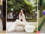Hoa hậu Tiểu Vy, Á hậu Hoàng Thùy, Hoa hậu Đỗ Mỹ Linh thướt tha áo dài trắng