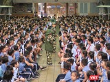 Học sinh trường Tiểu học Lương Định Của (Quận 3, TP.HCM) thời điểm cuối năm 2019 trước khi bùng phát dịch COVID-19 (Ảnh: Hòa Bình)