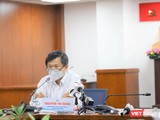 BS Nguyễn Trí Dũng, Giám đốc Trung tâm Kiểm soát bệnh tật TP.HCM cho biết sẽ ưu tiên xét nghiệm nhanh cho người sắp kết thúc cách ly tập trung (Ảnh: TTBC)