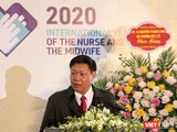 Thứ trưởng Bộ Y tế Đỗ Xuân Tuyên phát biểu tại Hội thảo khoa học về điều dưỡng (Ảnh: Thanh Hằng)