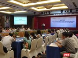Buổi hội thảo về chính sách bảo hiểm y tế dành cho người khuyết tật tổ chức sáng 23/8 tại Hà Nội.